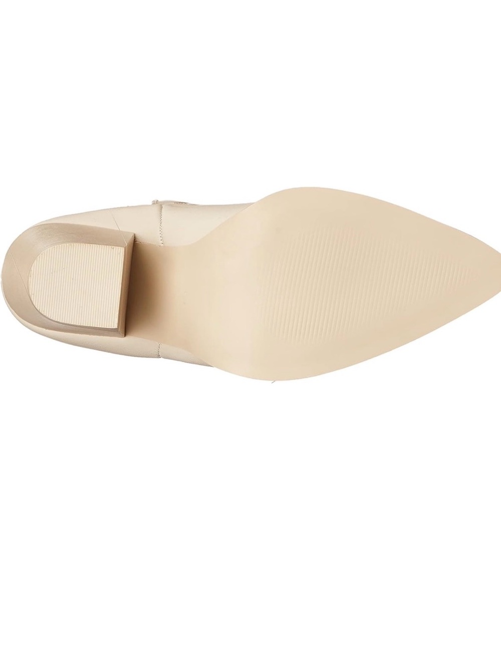 Steve Madden Cream Knee-High Western Boots with Block Heel - Picture 7 of 16